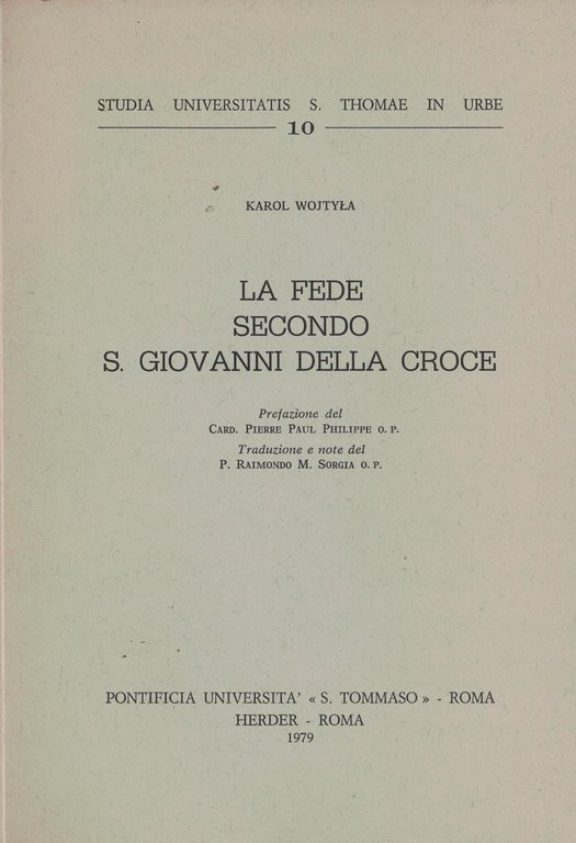 La fede secondo S. Giovanni della Croce