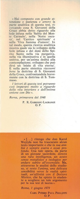 La fede secondo S. Giovanni della Croce
