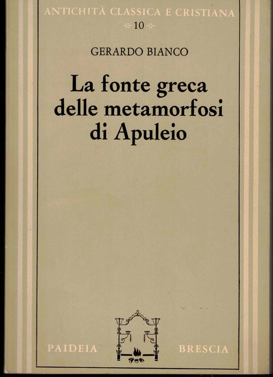 La fonte greca delle Metamorfosi di Apuleio