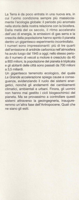 La grande accelerazione una storia ambientale dell'antropocene dopo il 1945