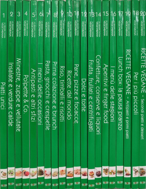 La grande cucina vegetariana. 20 volumi