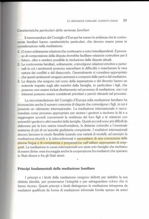 La mediazione familiare. Modelli e strategie operative