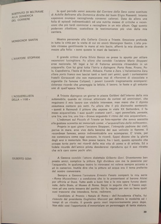 La mia vita per l'acquerello