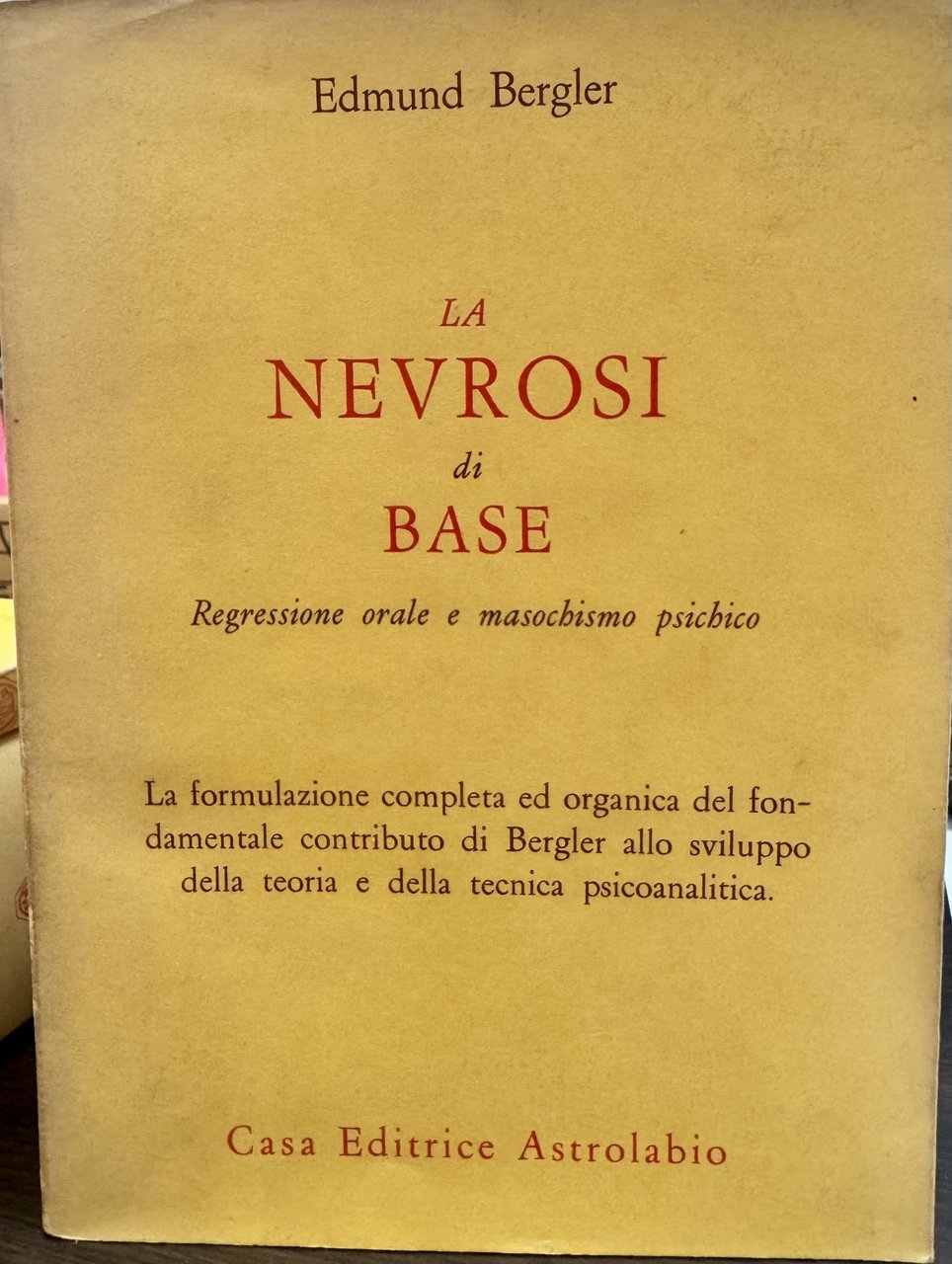 La nevrosi di base. Regressione orale e masochismo psichico. | Immagine principale