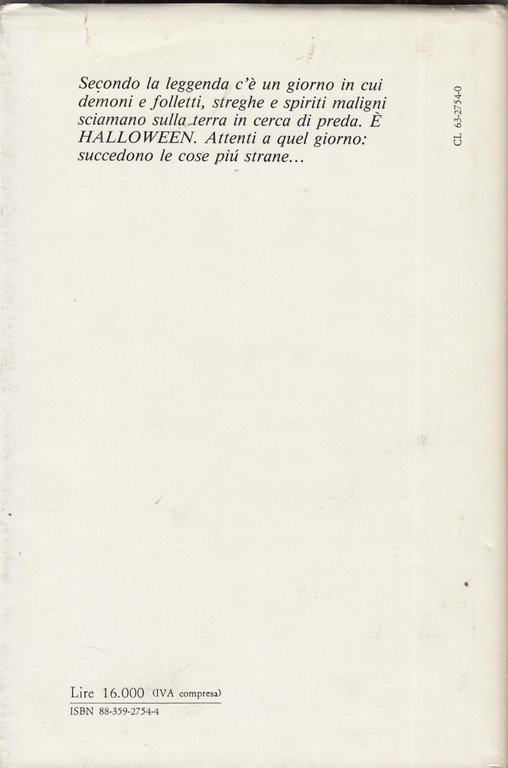 La notte di Halloween.