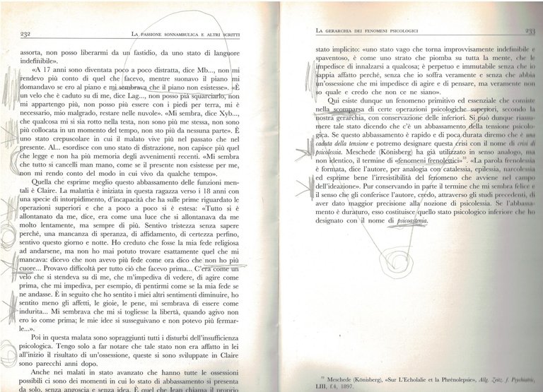 La passione sonnambulica e altri scritti