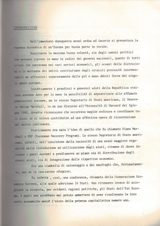 LA POLITICA AGRICOLA NELLE COMUNITà EUROPEE