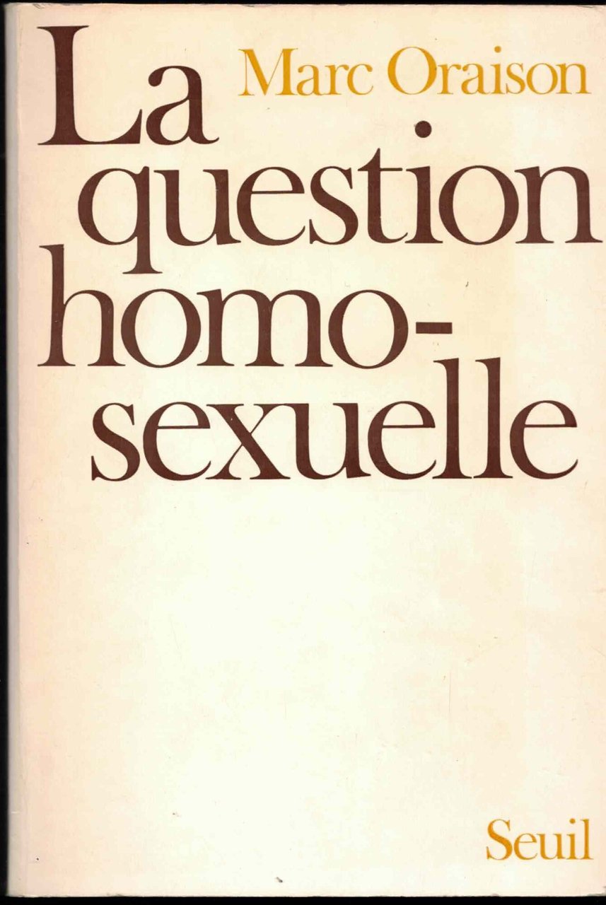 LA QUESTION HOMO SEXUELLE | Immagine principale