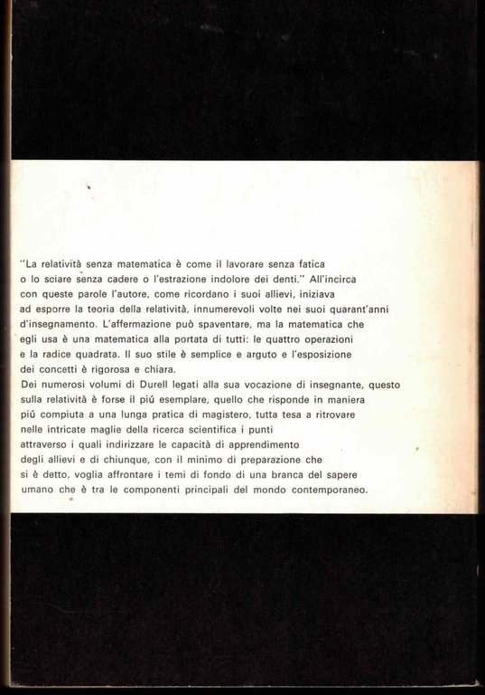 LA RELATIVITA' CON LE QUATTRO OPERAZIONI. CLEMENT DURELL | Immagine Gallery 2
