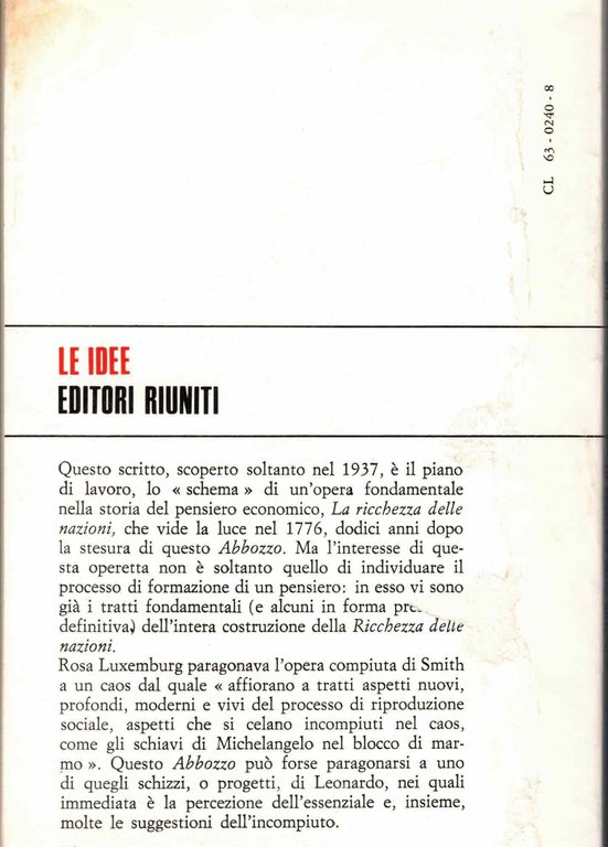 La ricchezza delle nazioni. L'abbozzo del più famoso testo del … | Immagine Gallery 2