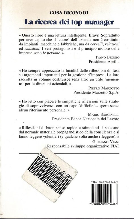 La ricerca dei top manager