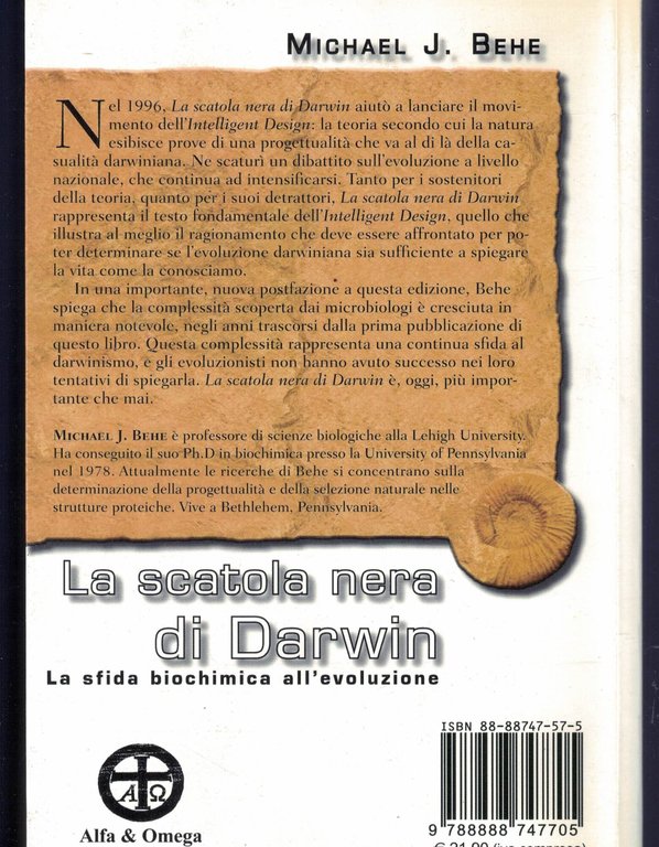 La scatola nera di Darwin. La sfida biochimica all'evoluzione | Immagine Gallery 2