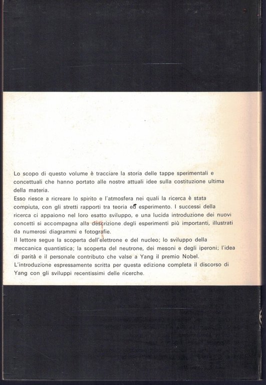 La scoperta delle particelle elementari