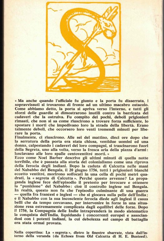 La segreta di Calcutta. Il 20 giugno 1756 centoventitre uomini …