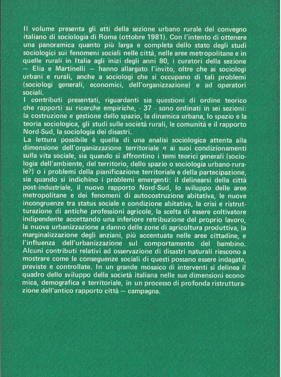 La società urbana e rurale in Italia | Immagine Gallery 2