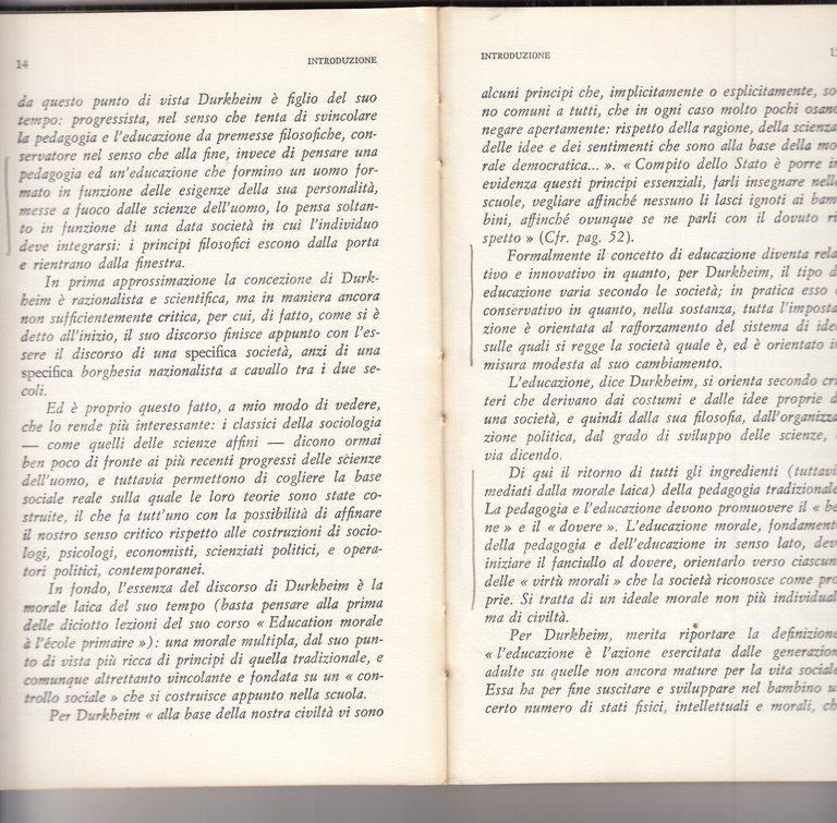 La sociologia e l'educazione