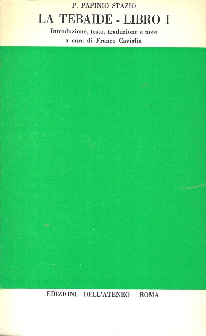 LA TEBAIDE - Libro I - | Immagine principale