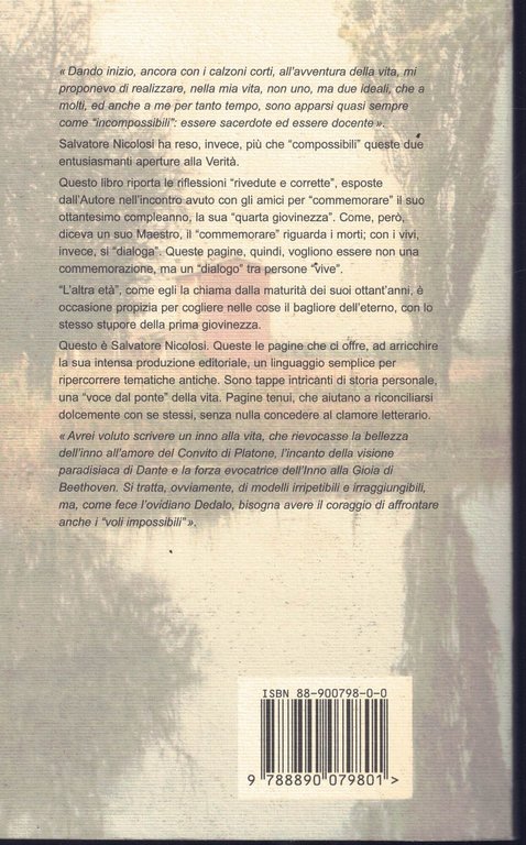 La vita è dono. Ricordi e speranze