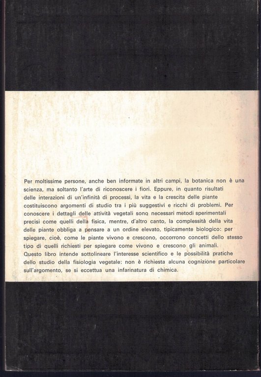 La vita e la crescita delle piante