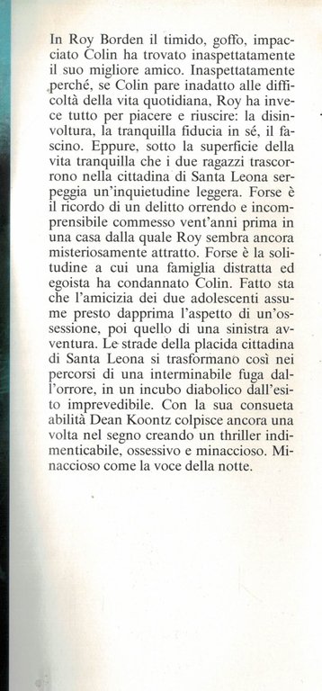 La voce della notte
