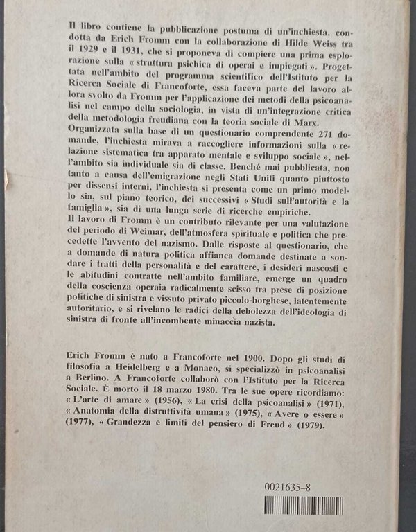LAVORO E SOCIETÀ AGLI ALBORI DEL TERZO REICH