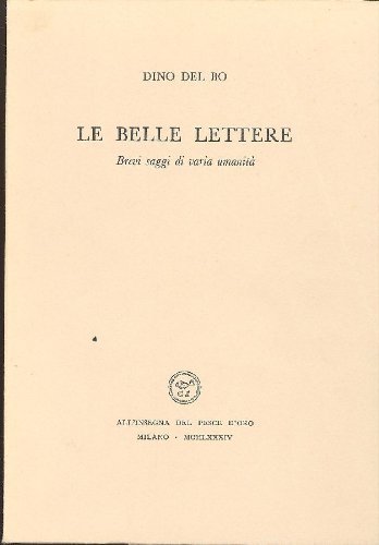 Le belle lettere