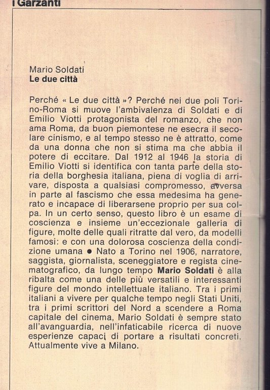 LE DUE CITTA'. GARZANTI | Immagine Gallery 2