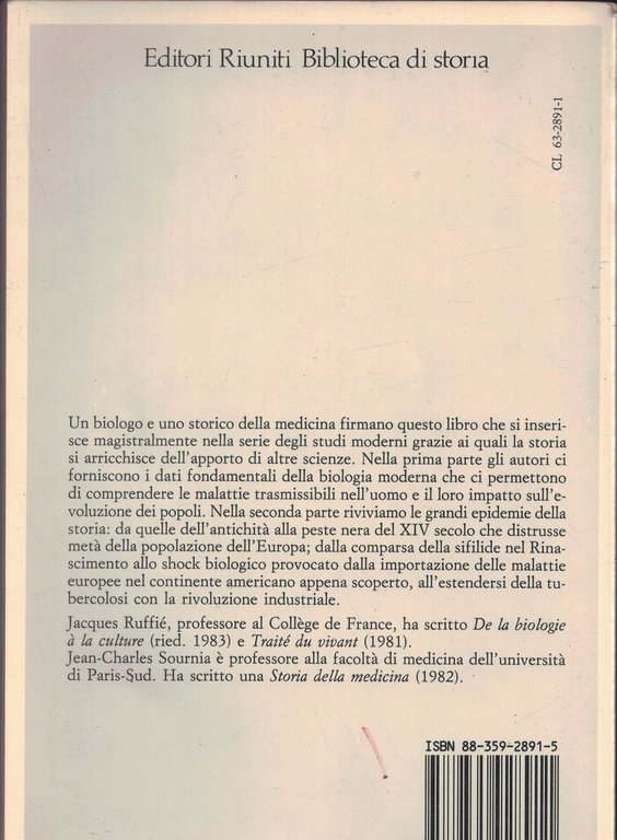 Le epidemie nella storia