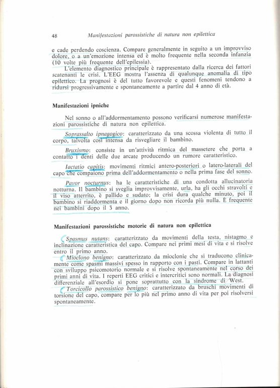 Le epilessie della prima e seconda infanzia