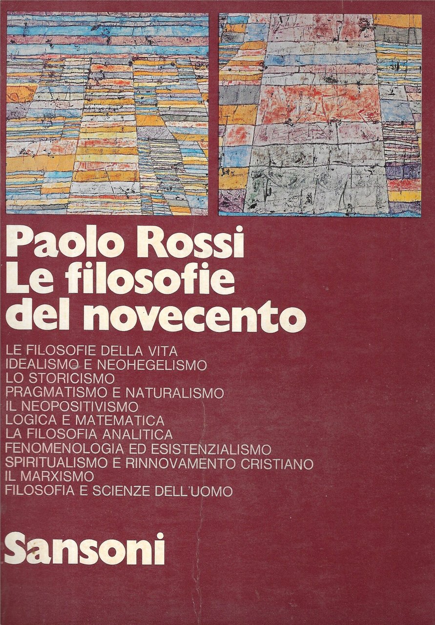 LE FILOSOFIE DEL NOVECENTO | Immagine principale