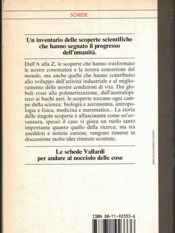 Le grandi scoperte della scienza.