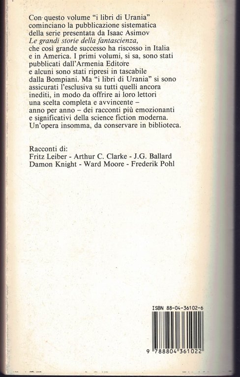 Le grandi storie della fantascienza: 1960