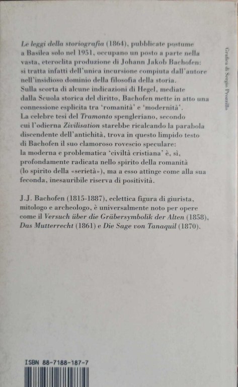 Le leggi della storiografia