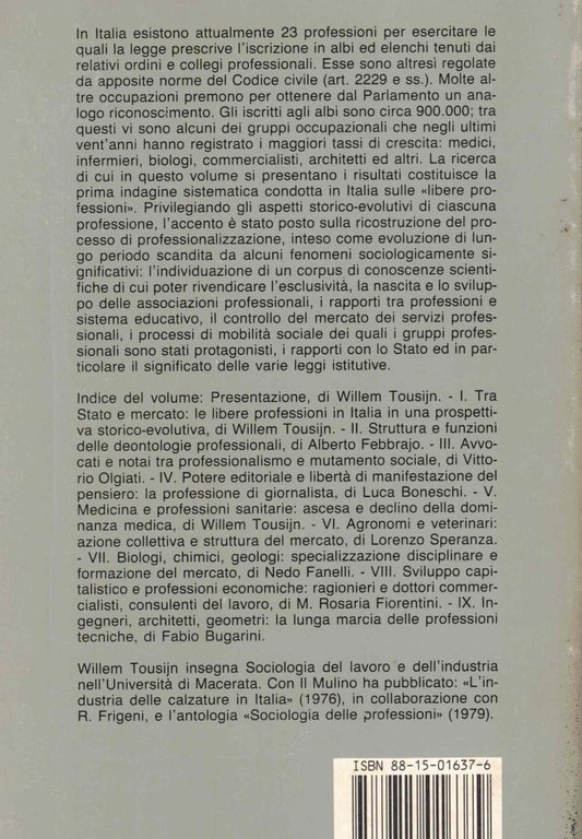 Le libere professioni in Italia