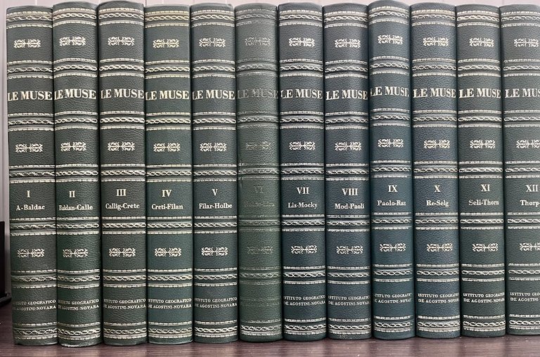 Le Muse. Enciclopedia di tutte le arti. Copleta 12 volumi.