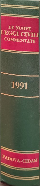 Le nuove leggi civili commentate 1991