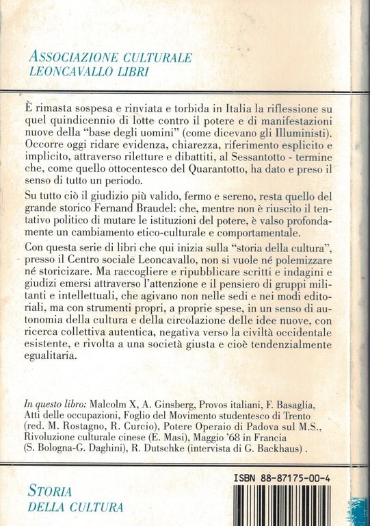 Le scelte del Sessantotto