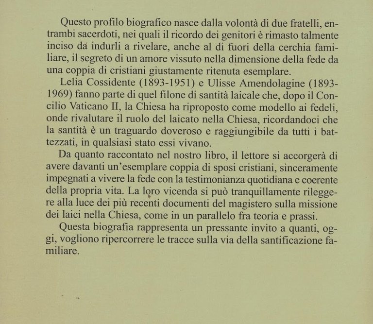 Lelia e Ulisse. Diario di vita di una coppia cristiana