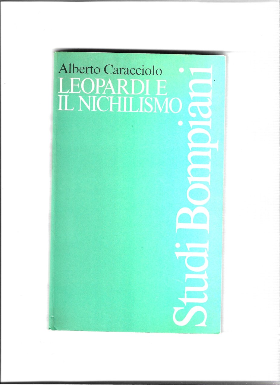 Leopardi e il nichilismo | Immagine principale