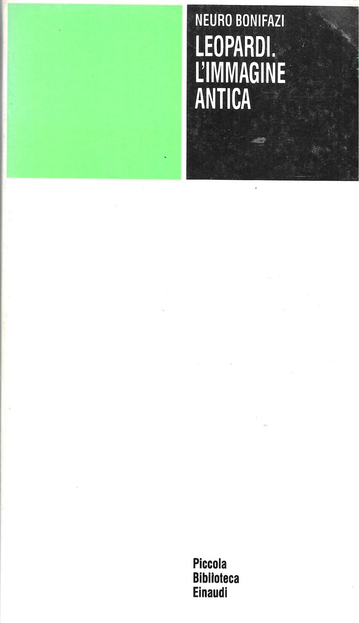 Leopardi. L'immagine antica | Immagine principale