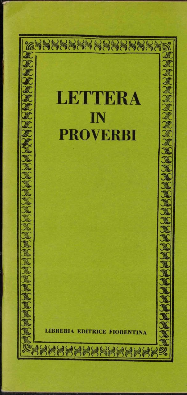 Lettera in proverbi | Immagine principale