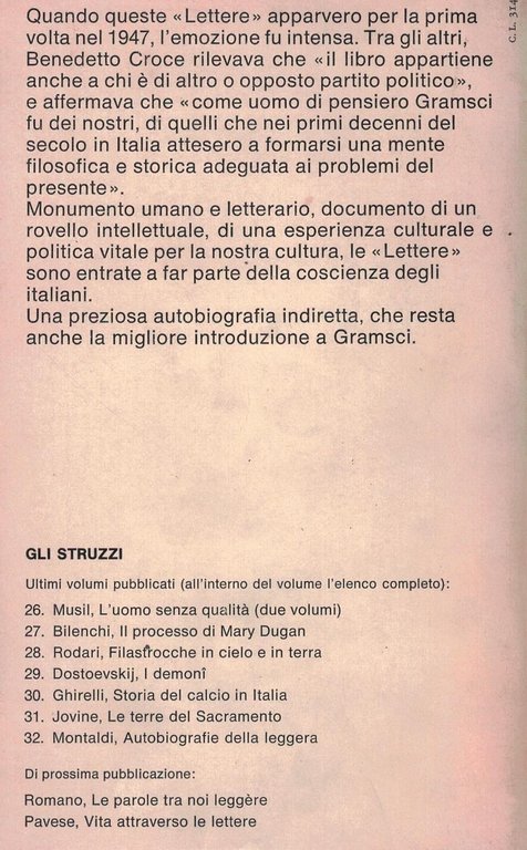 LETTERE DAL CARCERE 1971