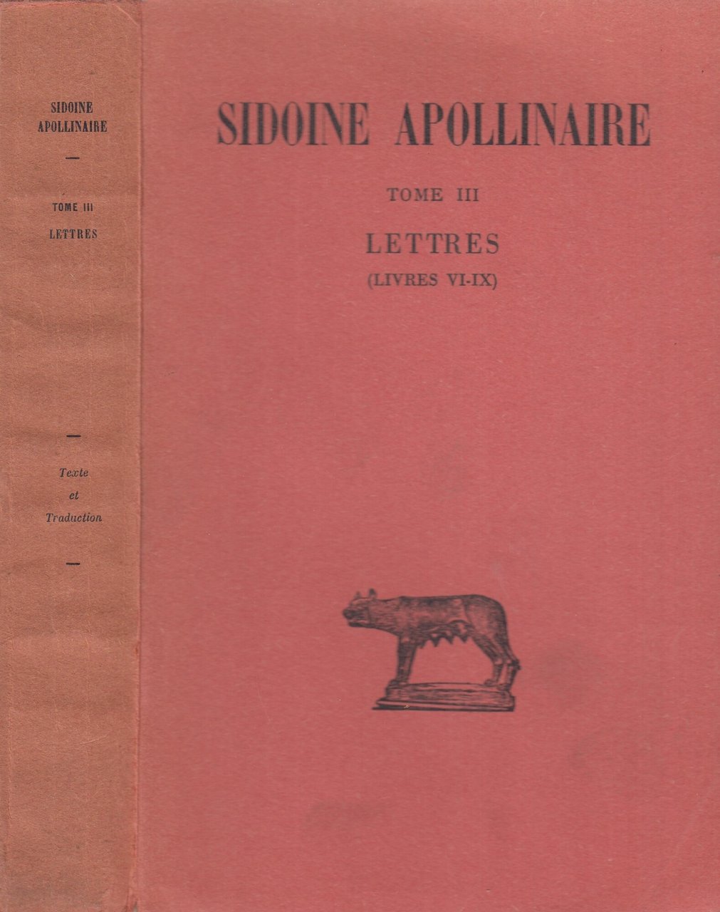 Lettres: Livres VI-IX tome III. Testo latino a fronte | Immagine principale