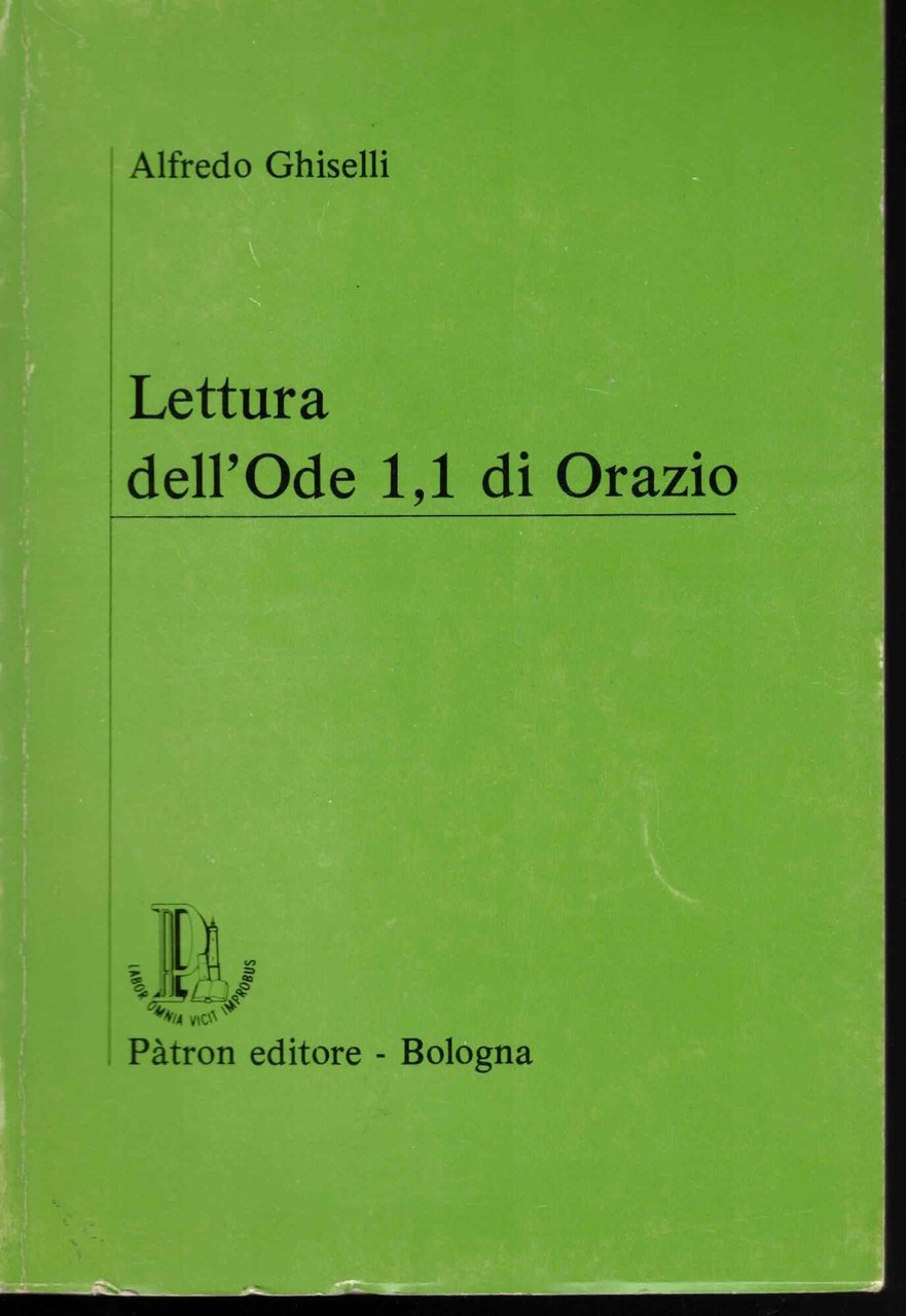 Lettura dell'Ode 1,1 di Orazio | Immagine principale