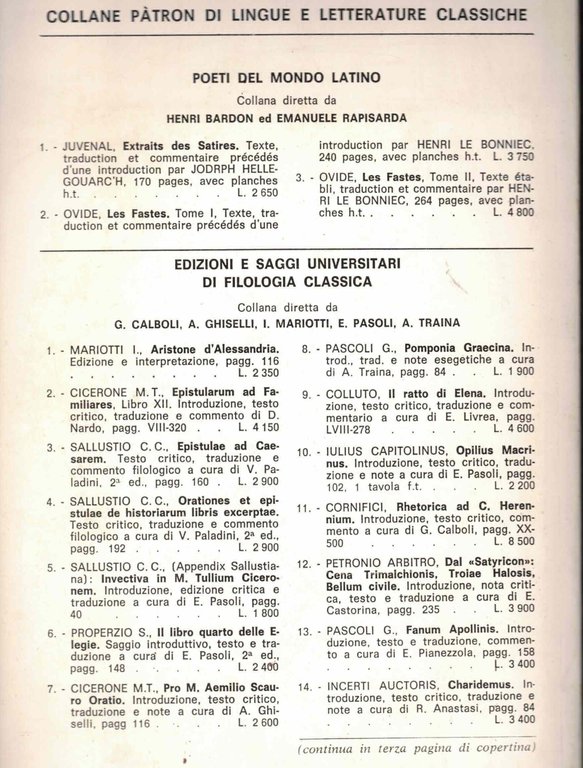 Lettura dell'Ode 1,1 di Orazio | Immagine Gallery 2
