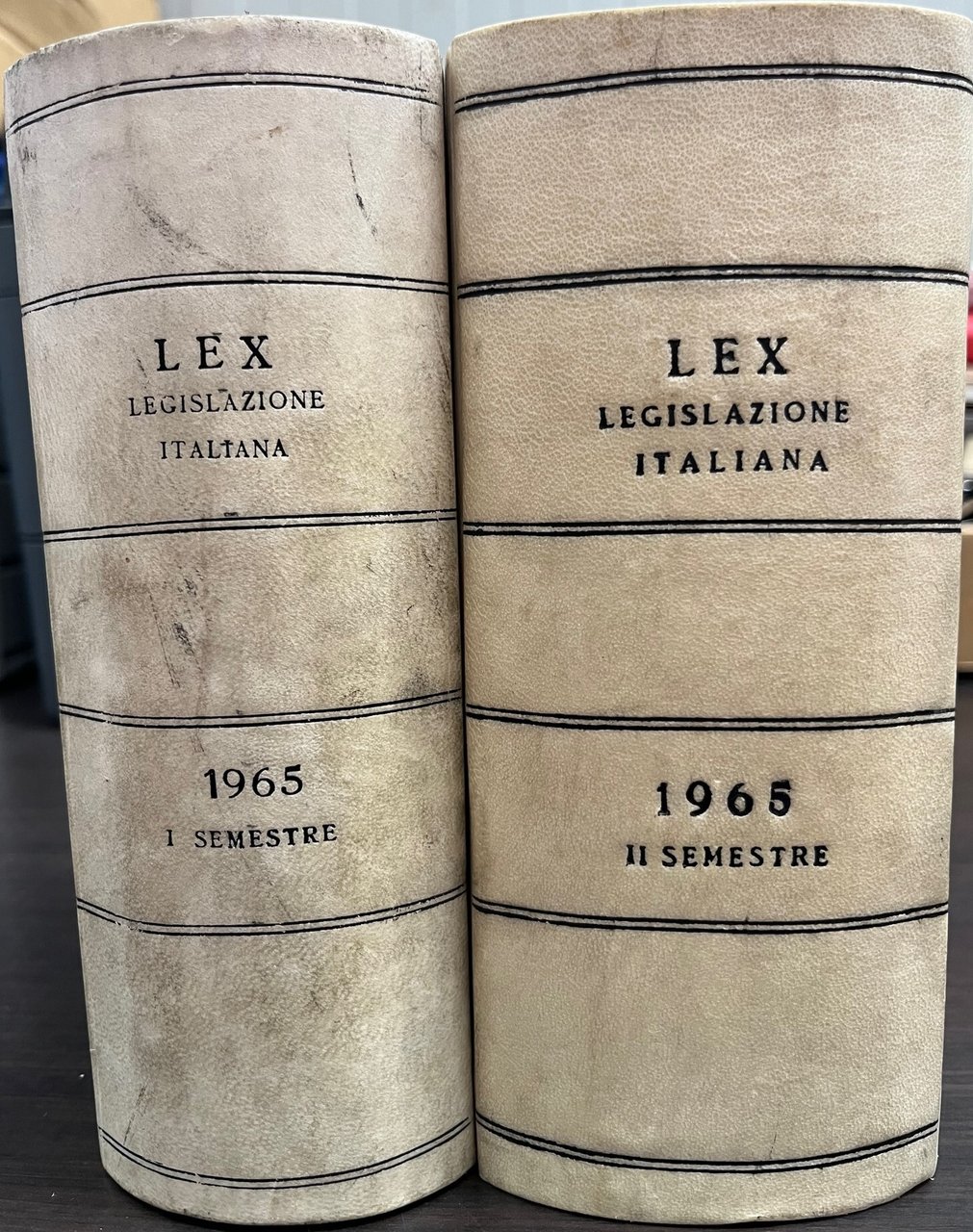 LEX. LEGISLAZIONE ITALIANA. 2 VOLUMI. ANNATA COMPLETA. 1965