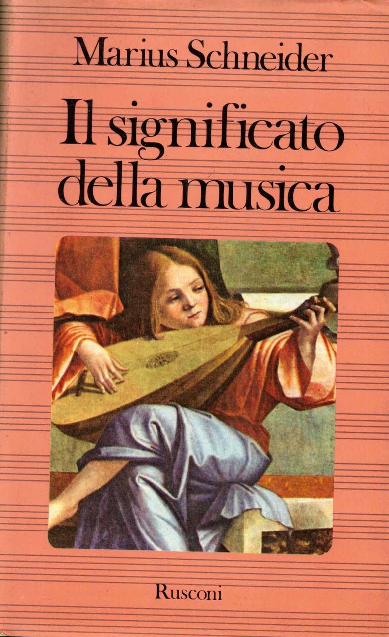 LIBRO IL SIGNIFICATO DELLA MUSICA