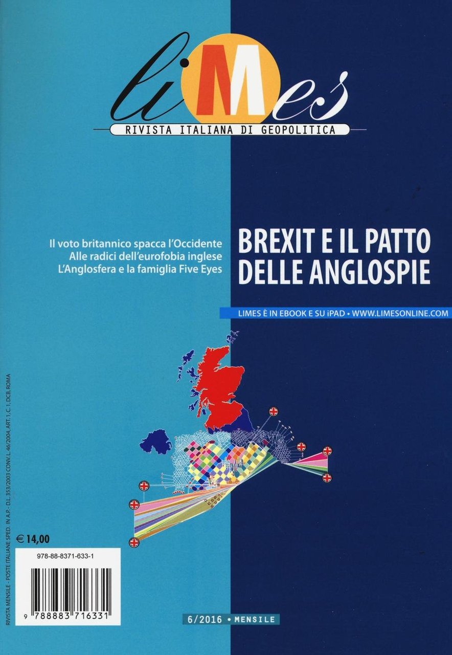 Limes. Rivista italiana di geopolitica. Brexit e il patto delle …