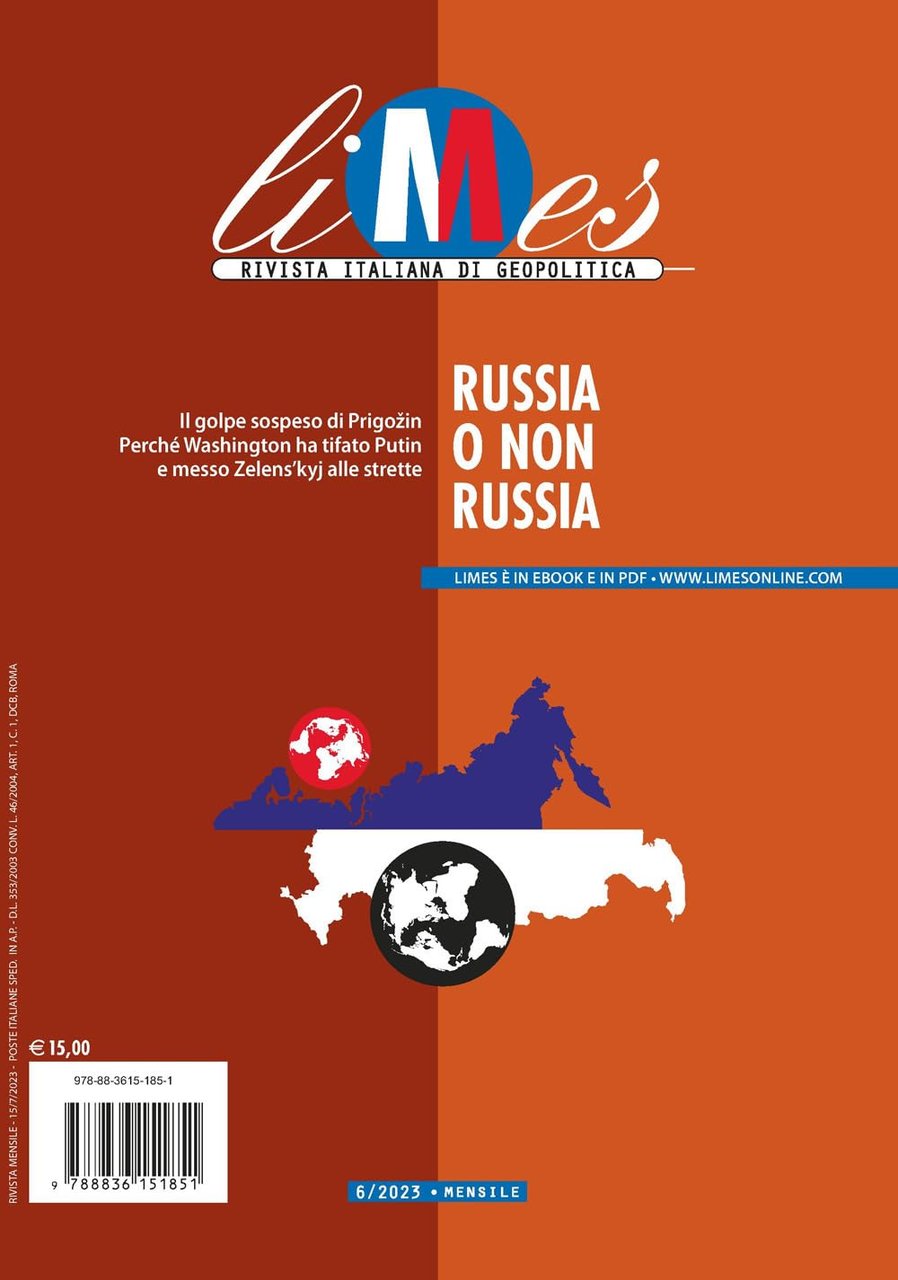 Limes. Rivista italiana di geopolitica. Russia o non Russia (2023) … | Immagine principale