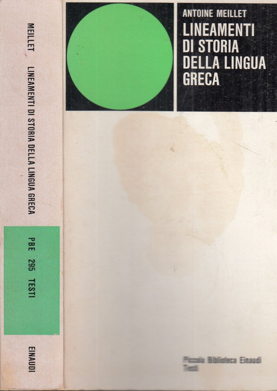 Lineamenti di storia della lingua greca | Immagine principale